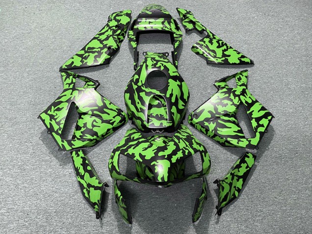 2003-2004 Green Camo CBR600RR Fairings 2003-2004 Green Camo CBR600RR Fairings
