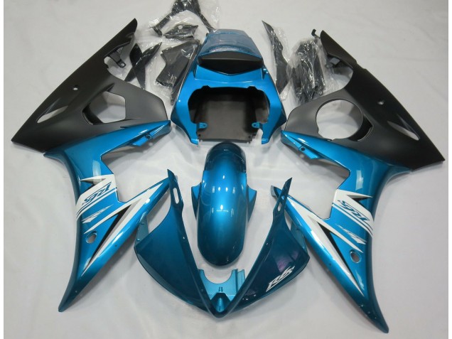 2003-2004 Light Blue & White R6 Fairings