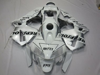 2003-2004 White Silver Repsol CBR600RR Fairings