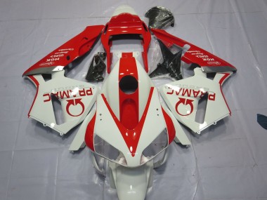 2003-2004 White and Red Pramac CBR600RR Fairings