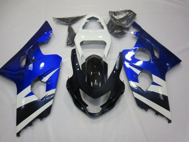 2004-2005 Blue White and Black GSXR 600-750 Fairings