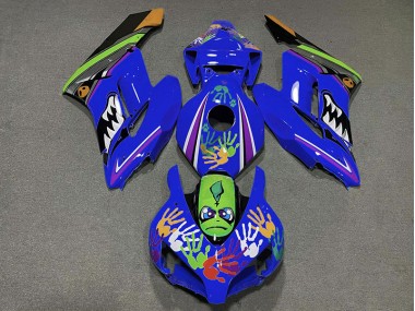 2004-2005 Dark Blue Shark CBR1000RR Fairings