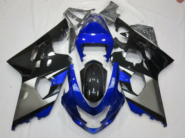 2004-2005 Grey Blue and Black GSXR 600-750 Fairings