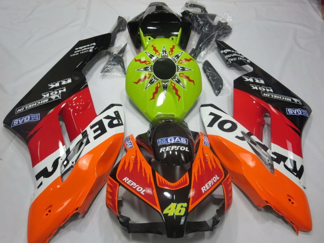 2004-2005 Lime Rossi Repsol CBR1000RR Fairings