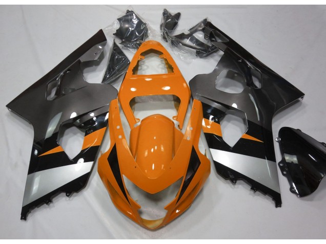 2004-2005 Orange and Silver GSXR 600-750 Fairings 2004-2005 Orange and Silver GSXR 600-750 Fairings