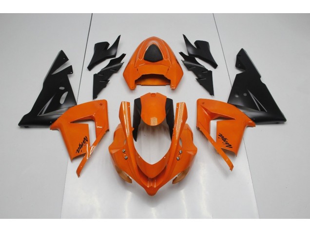 2004-2005 Plain Orange Ninja ZX10R Fairings