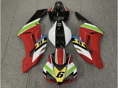 2004-2005 Red 6 CBR1000RR Fairings