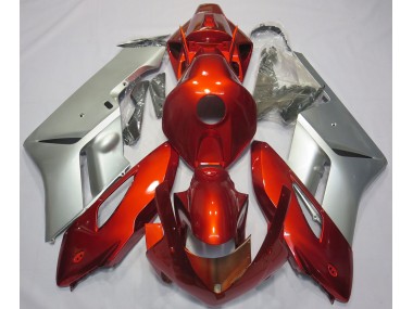 2004-2005 Red Silver CBR1000RR Fairings