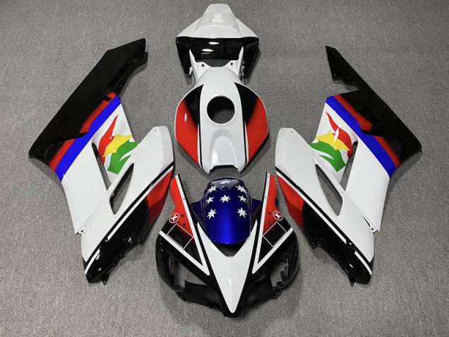 2004-2005 Red and Blue Flag CBR1000RR Fairings 2004-2005 Red and Blue Flag CBR1000RR Fairings