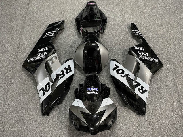 2004-2005 Silver Black Repsol CBR1000RR Fairings