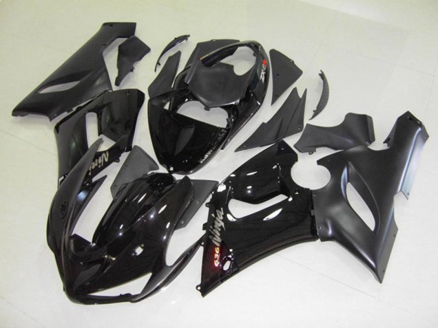 2005-2006 Black Gloss ZX6R Fairings 2005-2006 Black Gloss ZX6R Fairings