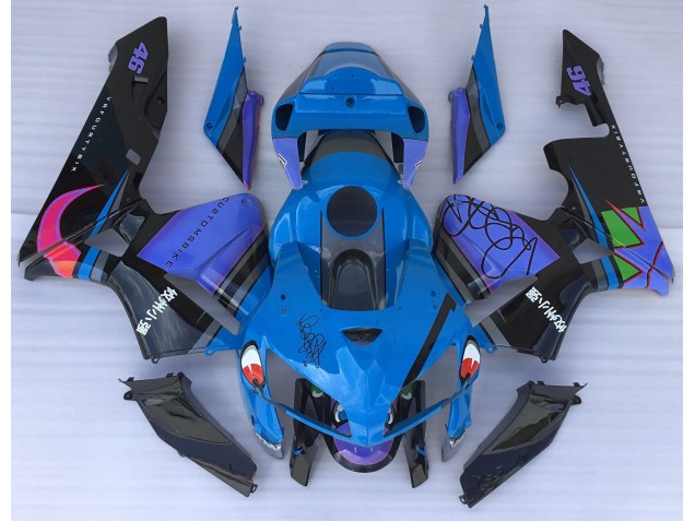 2005-2006 Blue Shark CBR600RR Fairings 2005-2006 Blue Shark CBR600RR Fairings