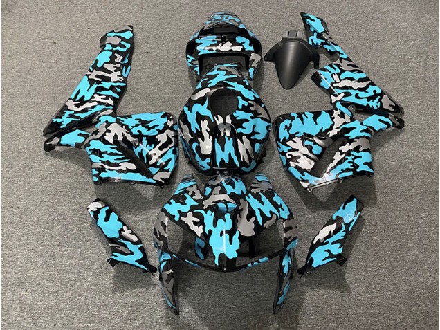 2005-2006 Camo & LIGHT CYAN CBR600RR Fairings 2005-2006 Camo & LIGHT CYAN CBR600RR Fairings