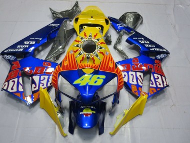 2005-2006 Custom Blue Rossi CBR600RR Fairings