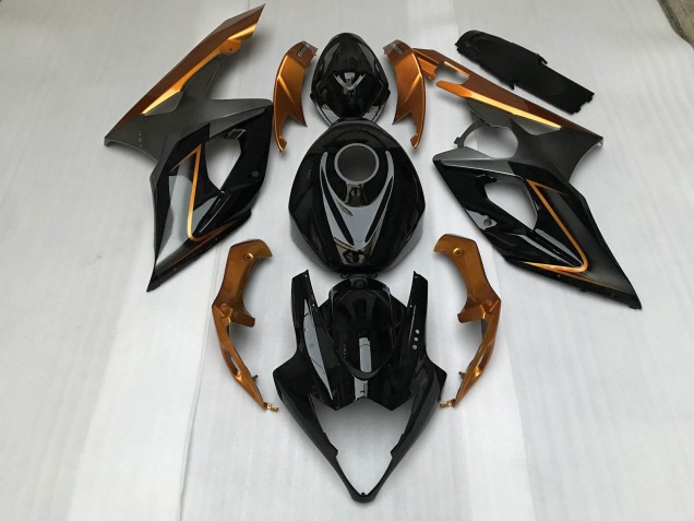 2005-2006 Gloss Black & Bronze GSXR 1000 Fairings 2005-2006 Gloss Black & Bronze GSXR 1000 Fairings
