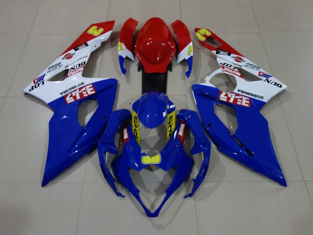 2005-2006 Gloss Blue / White / Red GSXR 1000 Fairings 2005-2006 Gloss Blue / White / Red GSXR 1000 Fairings