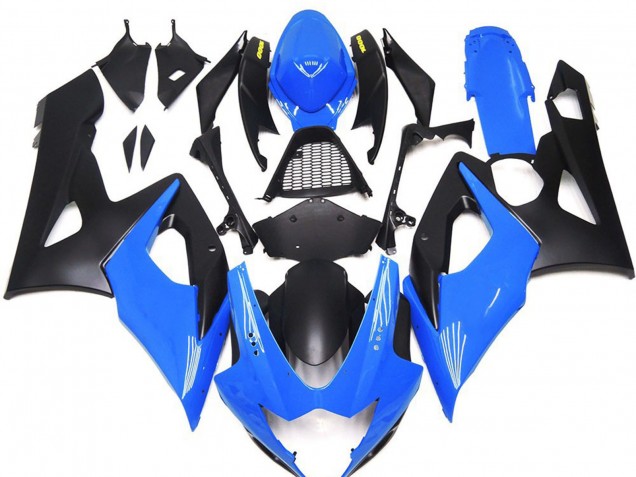 2005-2006 Gloss Blue with Yellow Logos GSXR 1000 Fairings 2005-2006 Gloss Blue with Yellow Logos GSXR 1000 Fairings