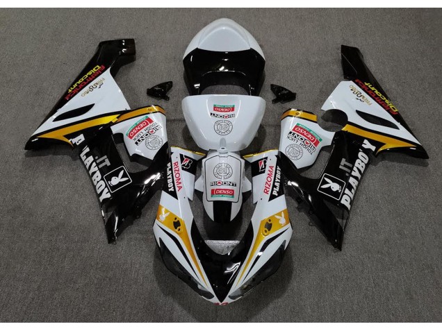 2005-2006 Gold Playboy ZX6R Fairings 2005-2006 Gold Playboy ZX6R Fairings