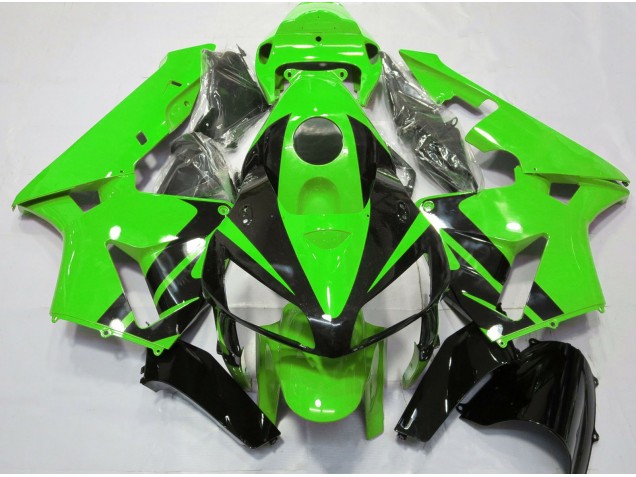 2005-2006 Green & Gloss Black Design CBR600RR Fairings 2005-2006 Green & Gloss Black Design CBR600RR Fairings
