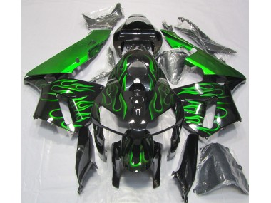2005-2006 Vibrant Green Flame CBR600RR Fairings