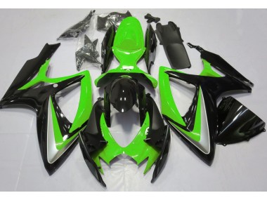 2006-2007 Gloss Green Debadged GSXR 600-750 Fairings