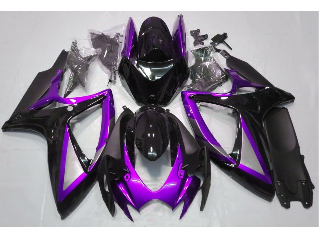 2006-2007 Gloss Purple and Black GSXR 600-750 Fairings