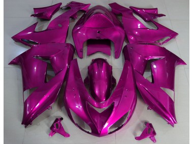 2006-2007 Hot Pink Plain ZX10R Fairings