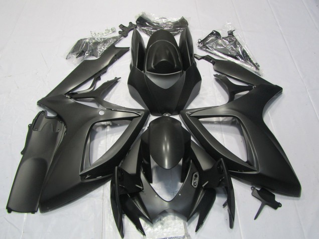 2006-2007 Matte Black GSXR 600-750 Fairings