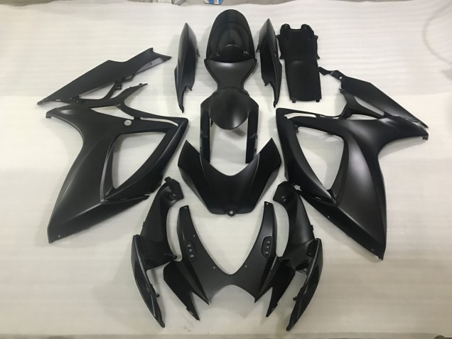 2006-2007 Matte Black GSXR 600-750 Fairings 2006-2007 Matte Black GSXR 600-750 Fairings