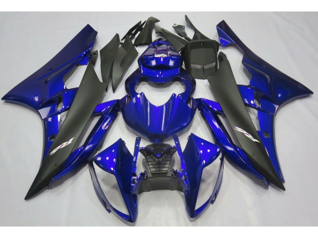 2006-2007 Metallic Blue & Black R6 Fairings