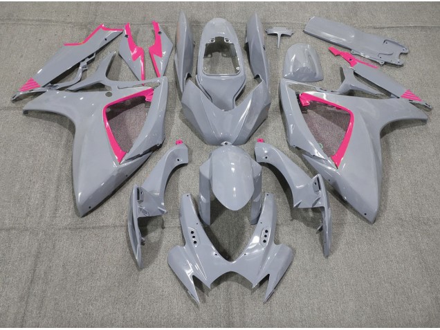 2006-2007 Nardo and Pink Trim GSXR 600-750 Fairings