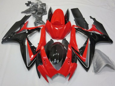2006-2007 OEM Style Red GSXR 600-750 Fairings