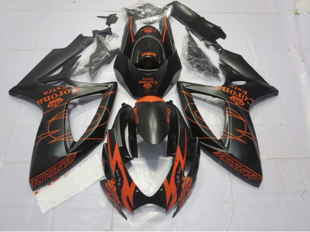 2006-2007 Orange Matte GSXR 600-750 Fairings 2006-2007 Orange Matte GSXR 600-750 Fairings