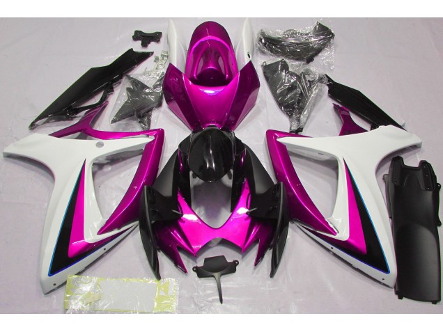 2006-2007 Pink & White GSXR 600-750 Fairings 2006-2007 Pink & White GSXR 600-750 Fairings