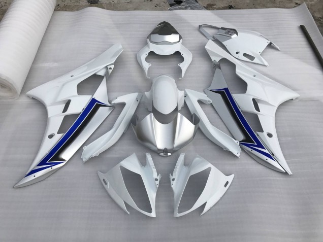 2006-2007 Silver and Blue R6 Fairings