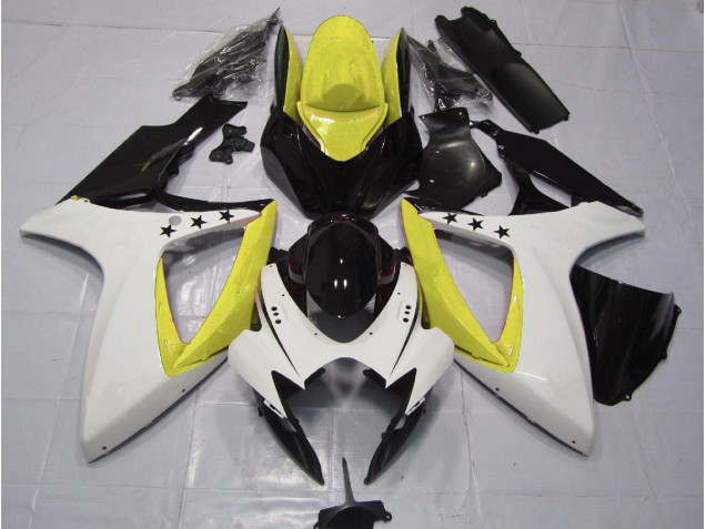 2006-2007 Yellow Star GSXR 600-750 Fairings