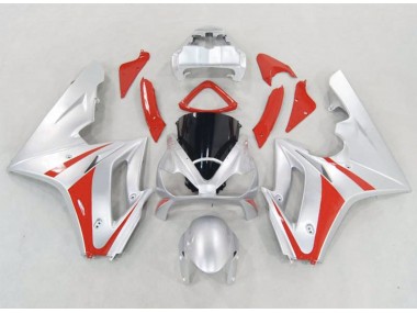 2006-2008 Silver and Red Daytona 675 Fairings