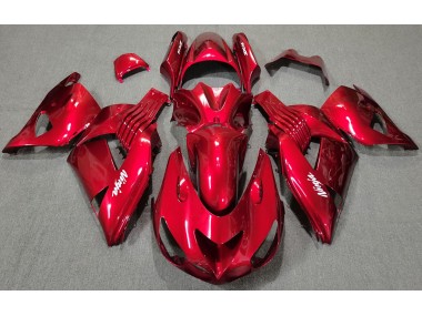2006-2011 Gloss Red ZX14R Fairings