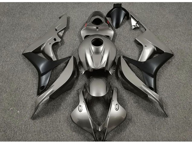 2007-2008 Gloss Grey and Black CBR600RR Fairings