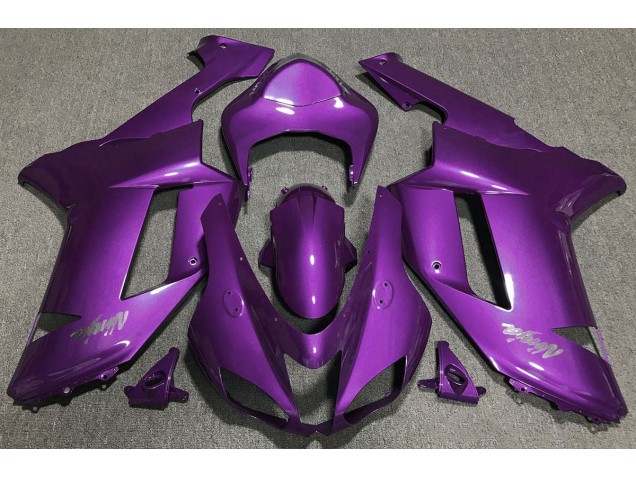 2007-2008 Gloss Purple ZX6R Fairings
