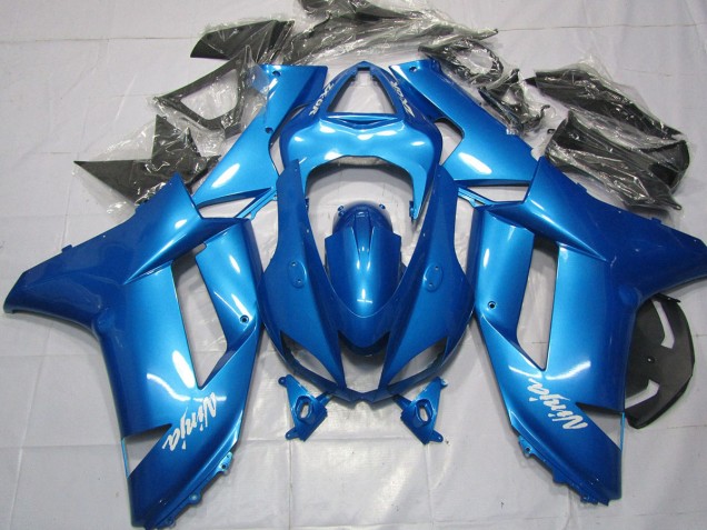 2007-2008 Light Blue ZX6R Fairings 2007-2008 Light Blue ZX6R Fairings