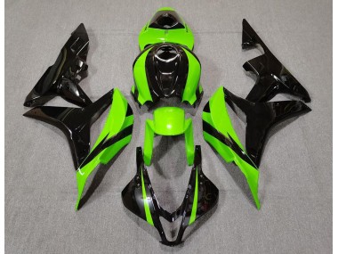 2007-2008 Lime Green and Black CBR600RR Fairings