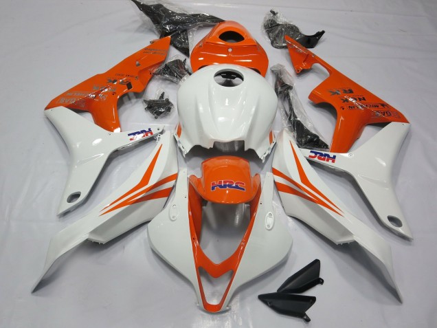 2007-2008 Orange and White HRC- CBR600RR 07-08 CBR600RR Fairings