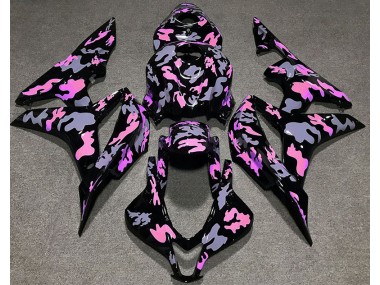 2007-2008 Pink and Grey Camouflage CBR600RR Fairings