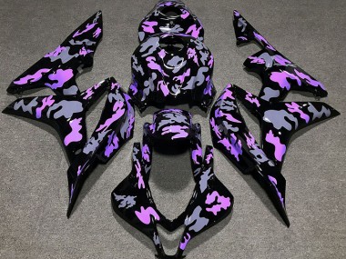 2007-2008 Purple and Grey Camouflage CBR600RR Fairings