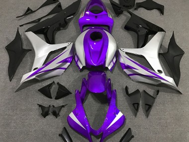 2007-2008 Purple and Silver OEM Style CBR600RR Fairings