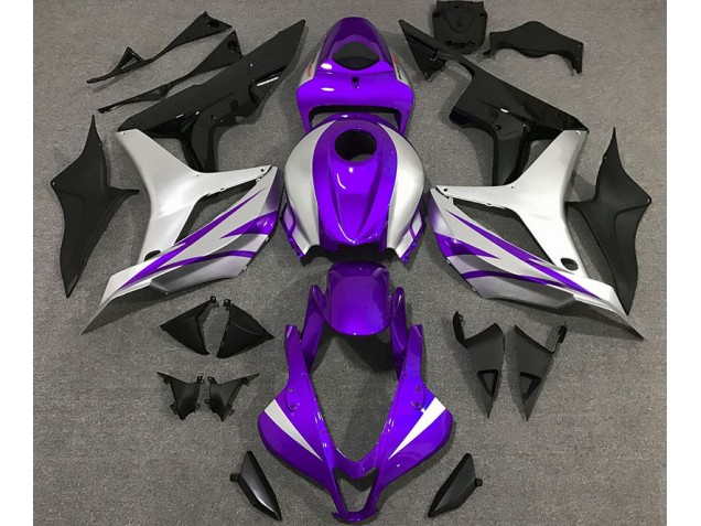 2007-2008 Purple and Silver OEM Style CBR600RR Fairings