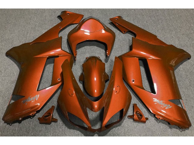 2007-2008 Tiger Orange ZX6R Fairings 2007-2008 Tiger Orange ZX6R Fairings