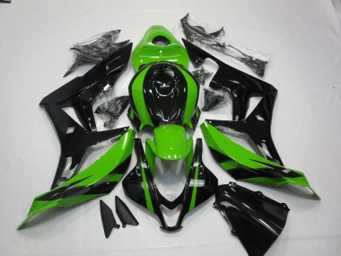 2007-2008 Vibrant Green and Black CBR600RR Fairings