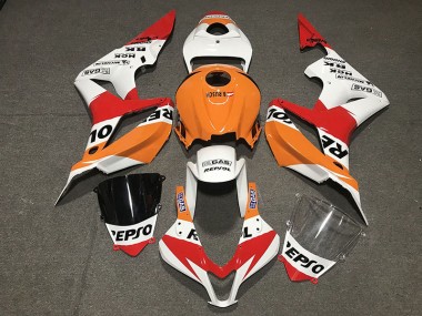 2007-2008 White Repsol Style CBR600RR Fairings